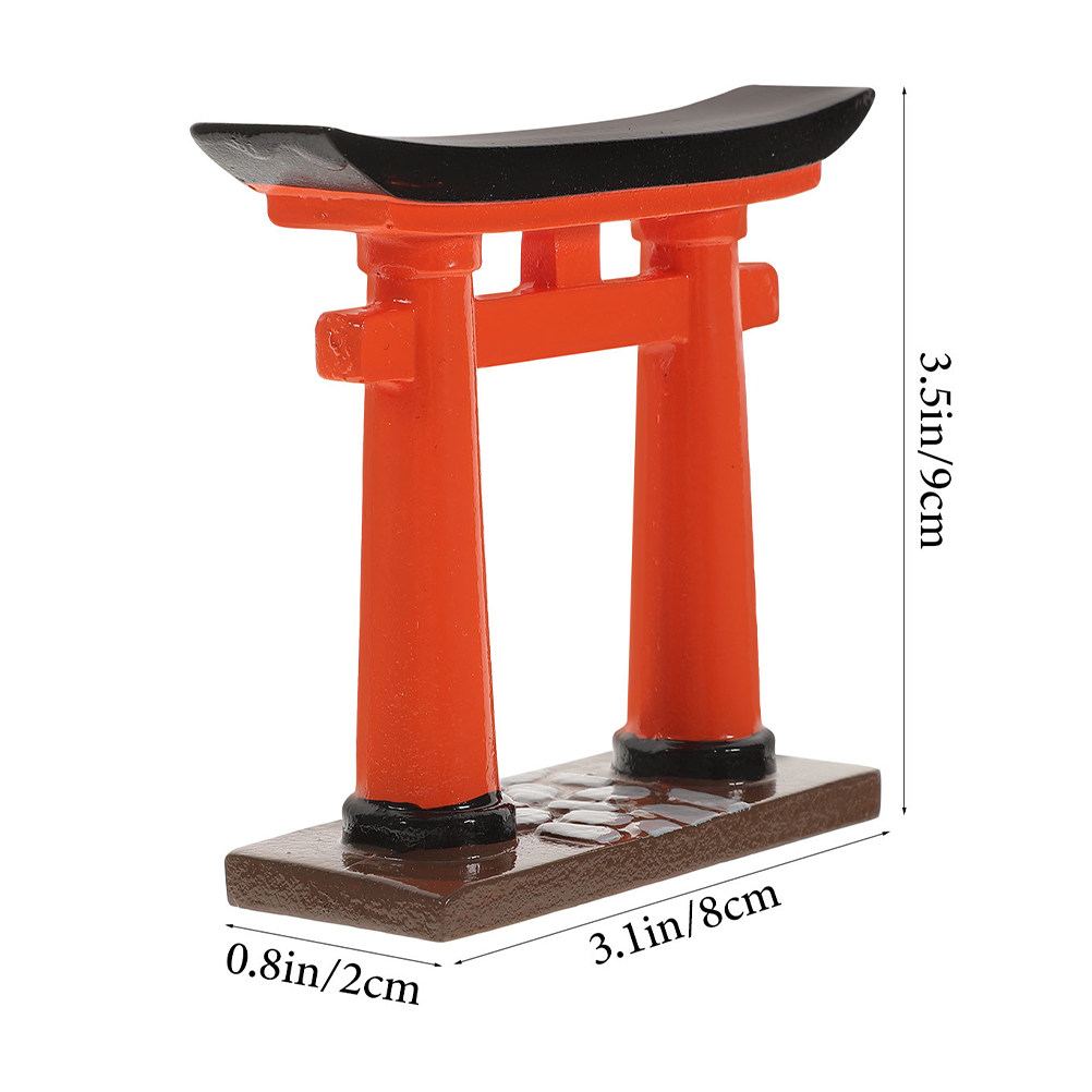2Pcs Japanese Torii Gate Resin - Aquarium Fish Japanese review and price
