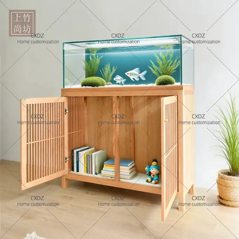 Red Oak Cherry Wood Fish Tank  - Aquarium Fish Japanese review and price