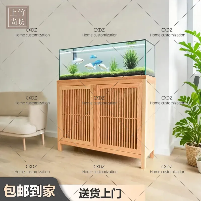 Red Oak Cherry Wood Fish Tank  - Aquarium Fish Japanese review and price