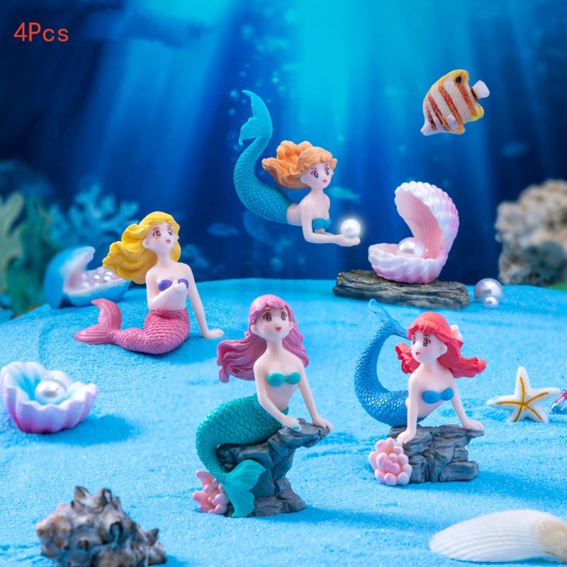 4Pcs Plastic Fish Tank Little  - Aquarium Fish Buy review and price