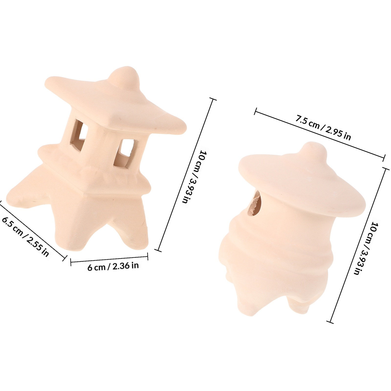 2Pcs Ceramic Fish Tank Decor B - Aquarium Fish Japanese review and price