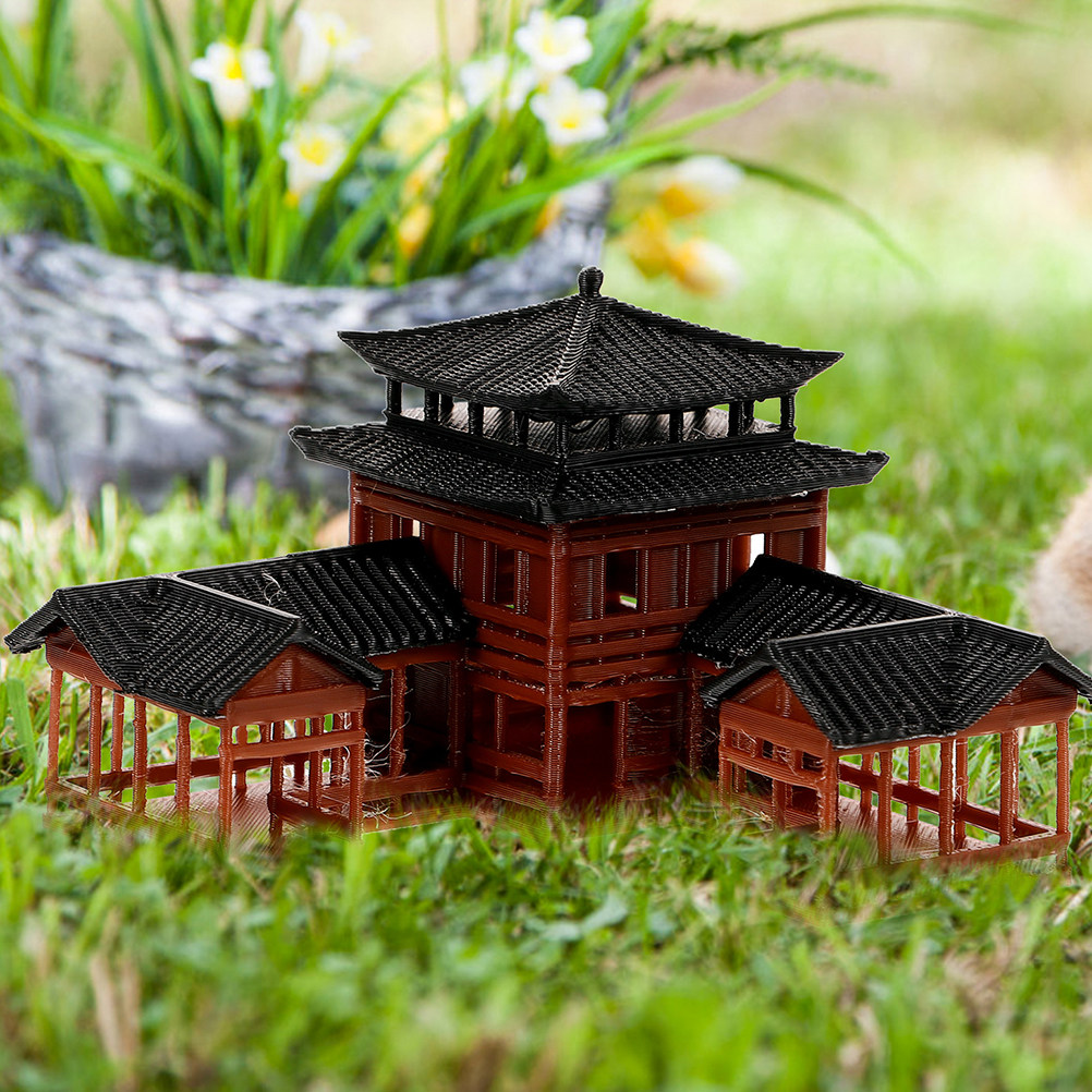 Miniature Pagoda Sculpture Det - Aquarium Fish Japanese review and price