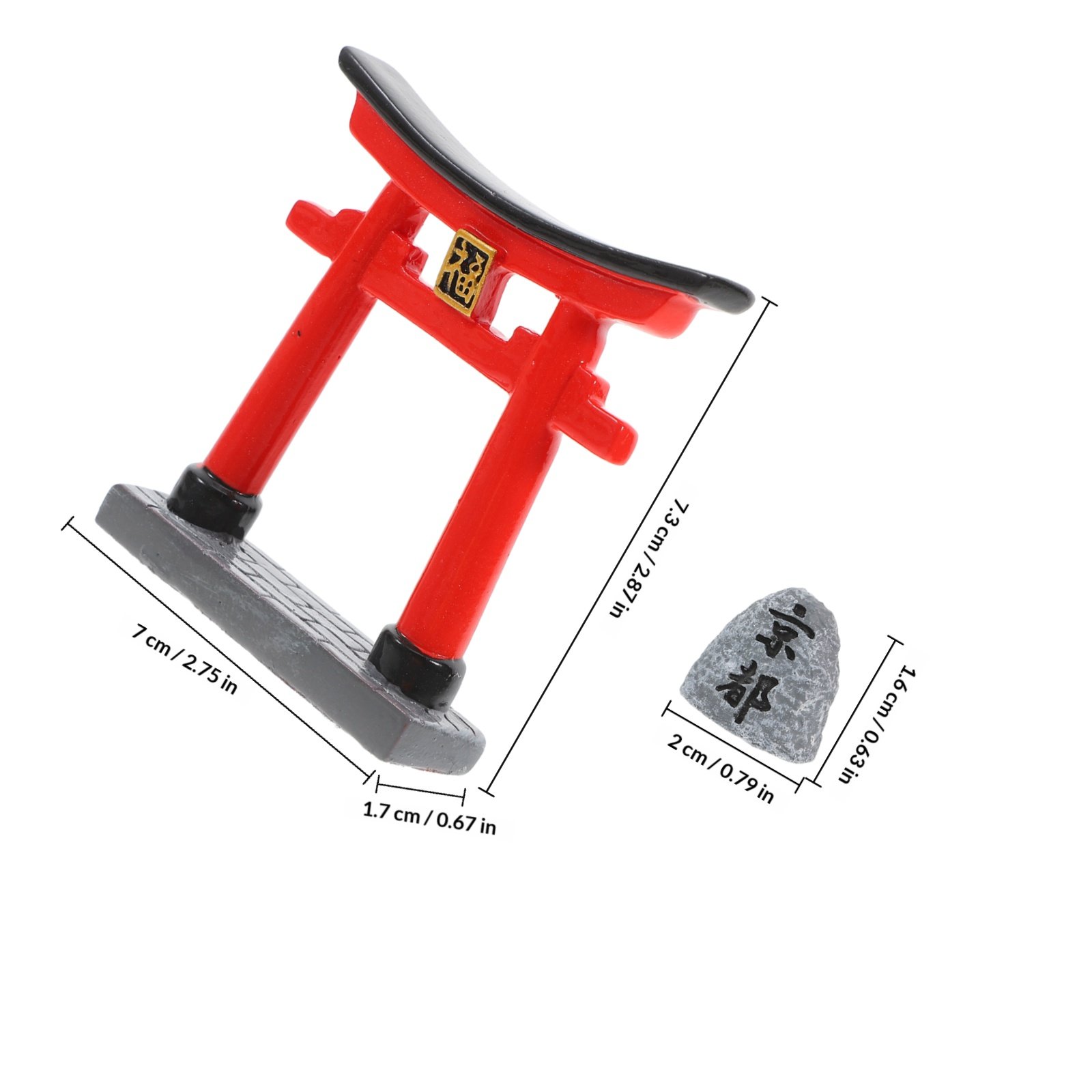 Petite Kyoto Torii Gate Orname - Aquarium Fish Japanese review and price